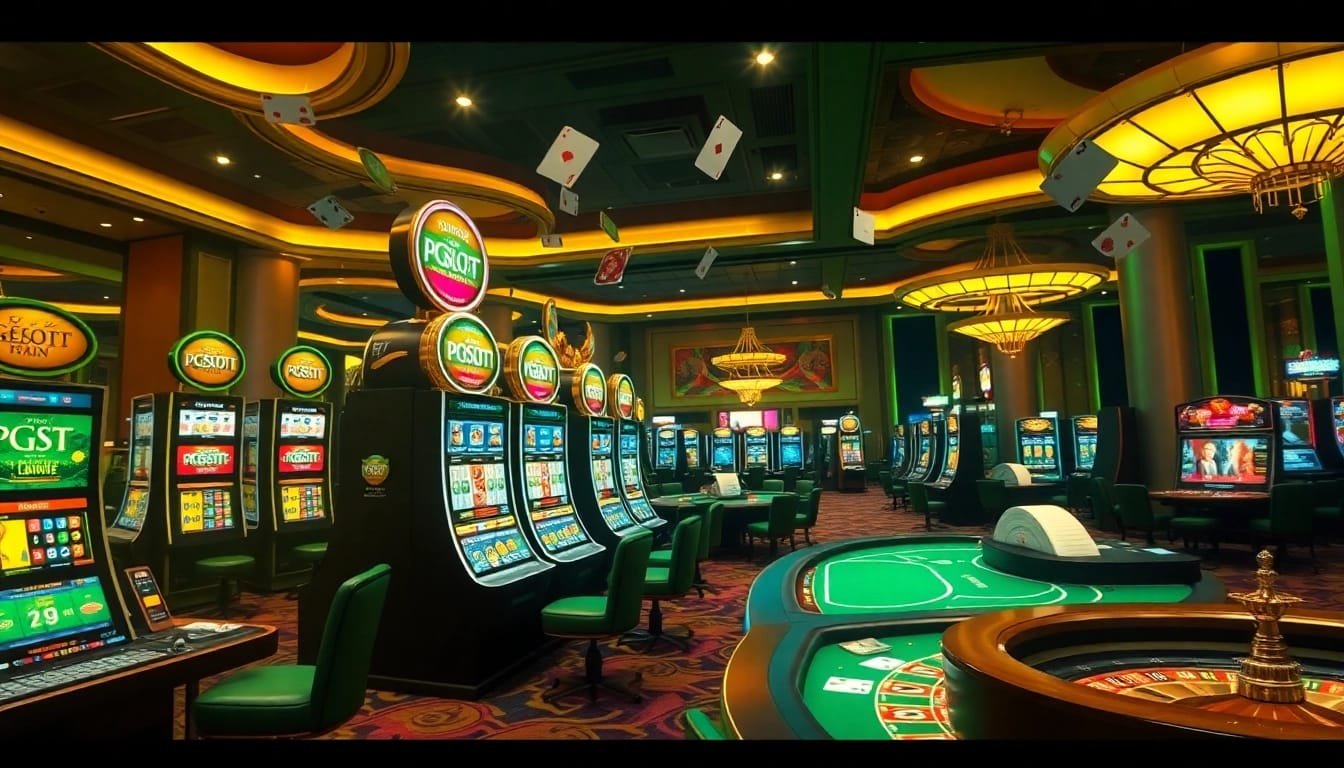 Experience the thrill of winning at PGSLOT IN with vibrant casino games and engaging slot machines.