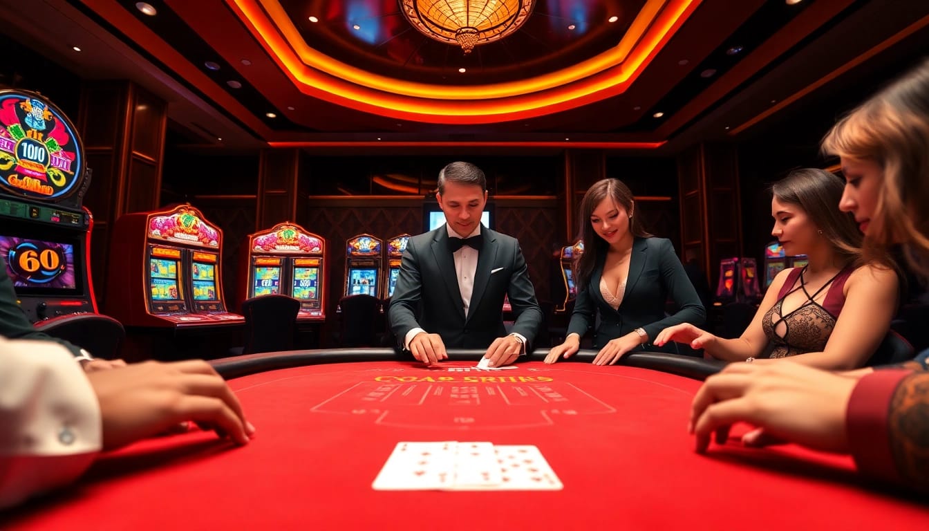 Experience the excitement at kiss888 with immersive casino games and vibrant slot machines.