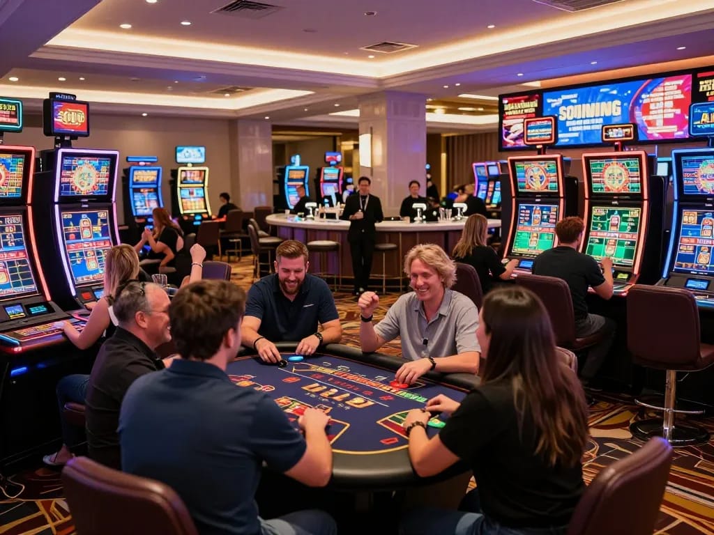 Experience the thrill of casino nk88 with lively gaming action and vibrant atmosphere.