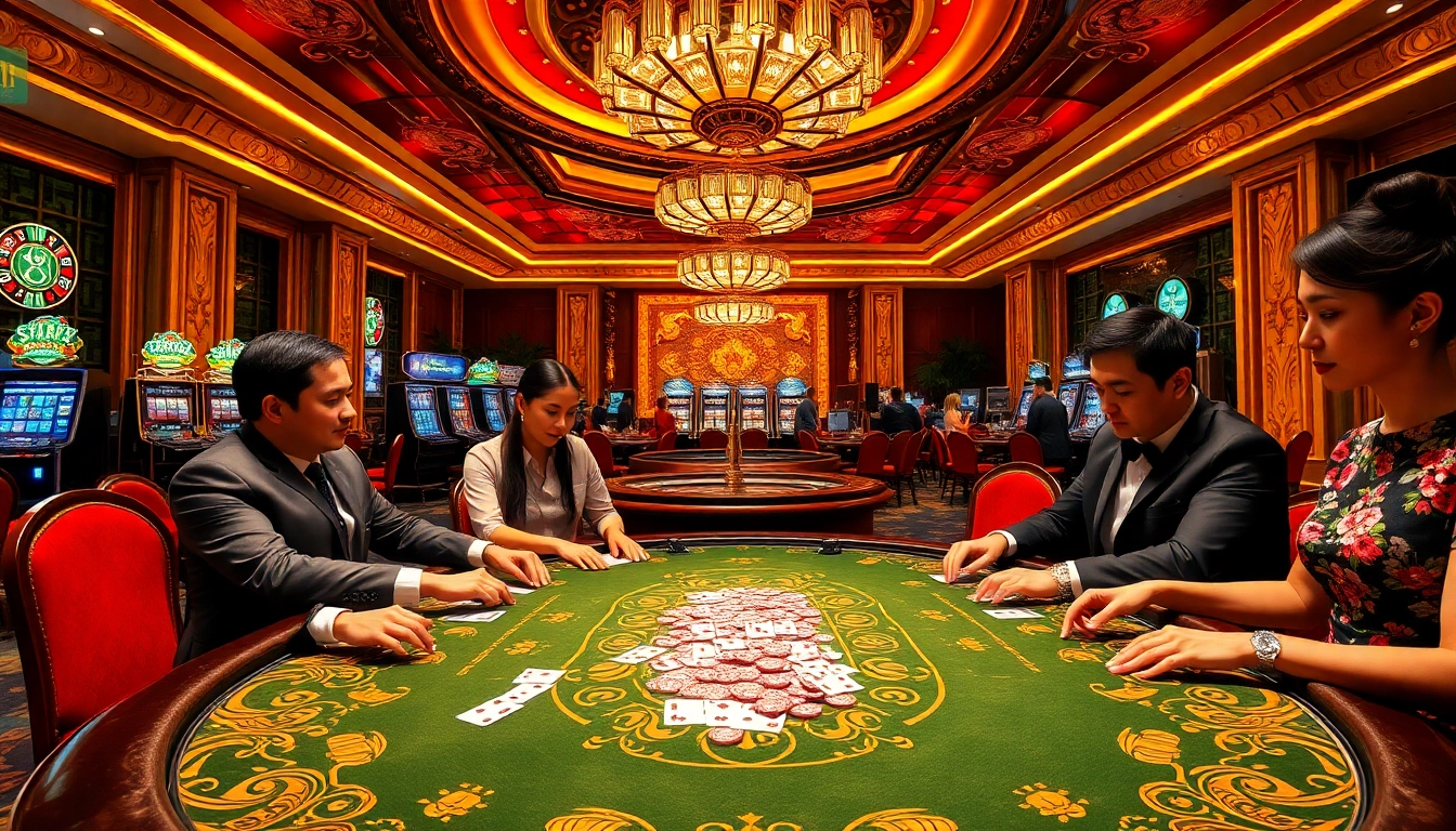 Experience high-stakes excitement at the casino with rich gaming elements at https://abc88.app/