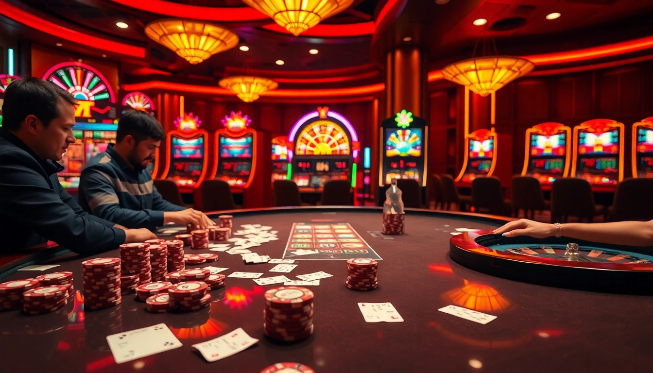Experience thrilling gameplay at asupanjitu's elegant casino table with rich colors and luxury vibes.
