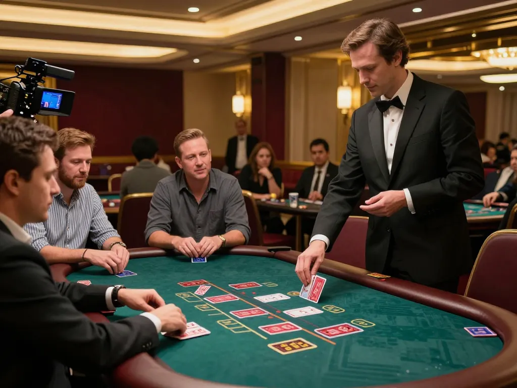 LIGALGO Daftar players engaging in strategic gameplay at a live blackjack table, showcasing the excitement and interactions