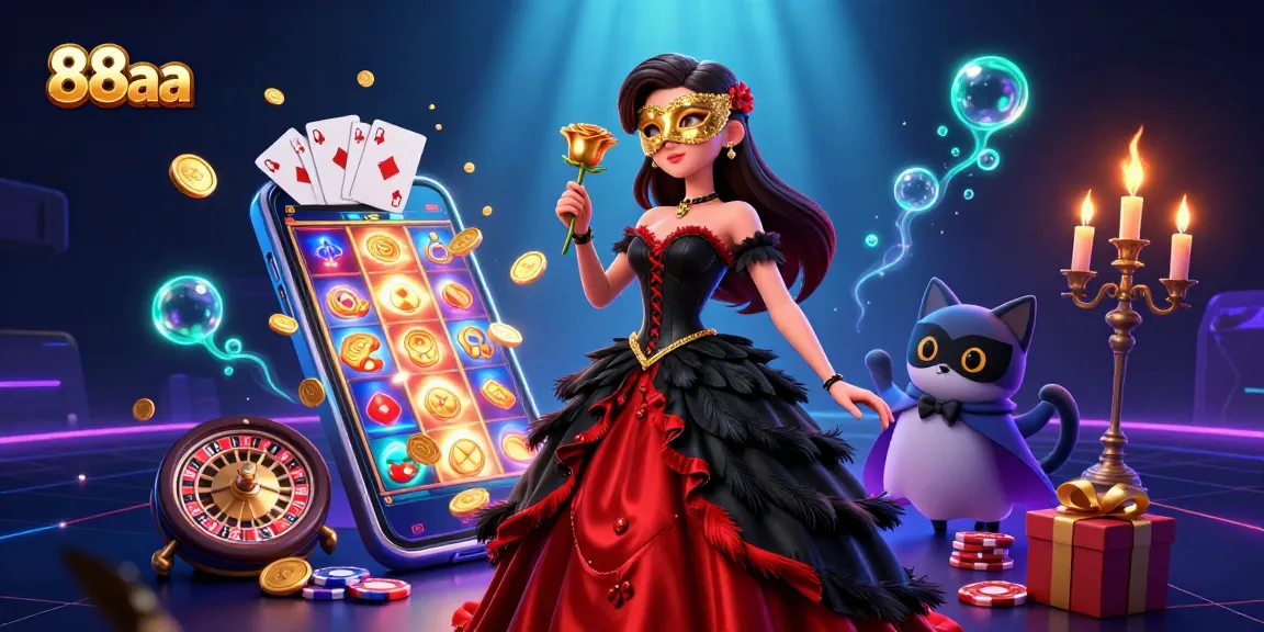 88aa players winning big with vibrant slot games surrounded by stunning visuals