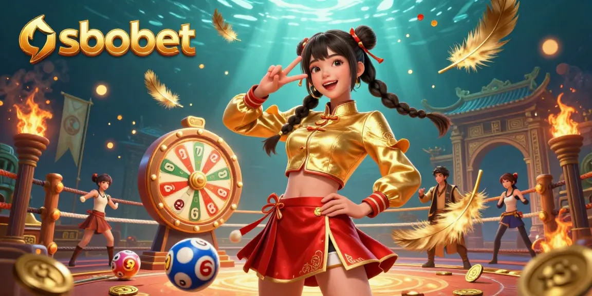 Experience sbobet sports betting excitement with vibrant elements and a stunning centerpiece illustration.