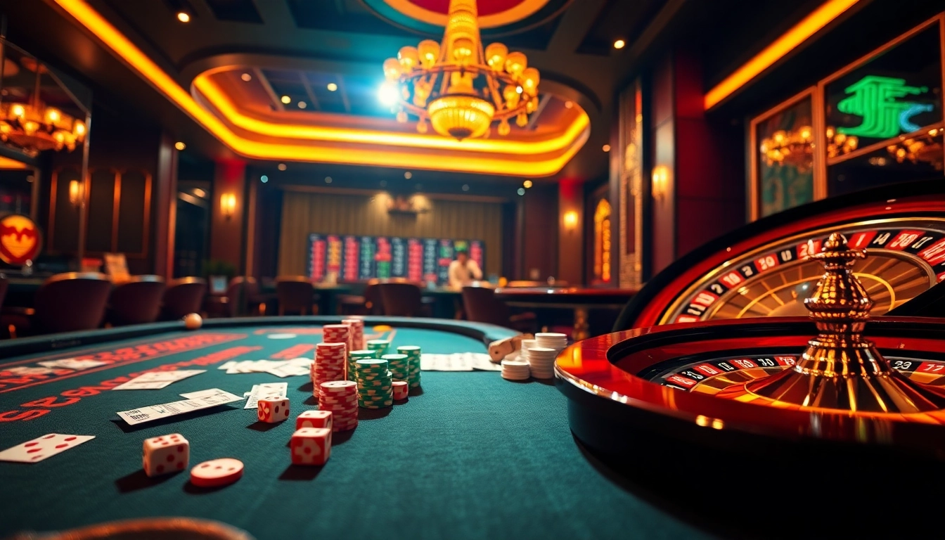 Togel China gambling scene showcasing vibrant casino elements and excitement.