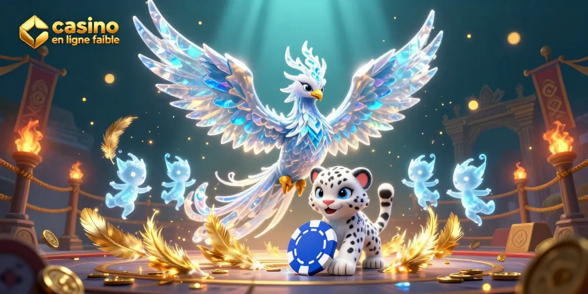 Experience the thrill of winning at casino en ligne fiable with captivating ice phoenix and poker elements.