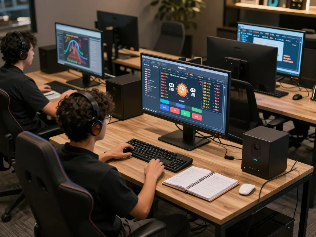 Engaging in real-time betting on MK8, showcasing strategic decision-making and modern technology