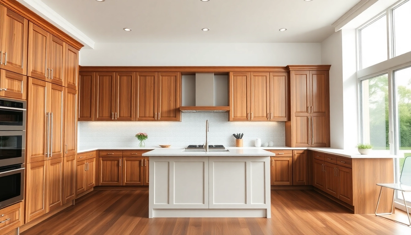Enhance your kitchen with Cabinet Refacing Saint Petersburg FL showcasing beautiful cabinetry.