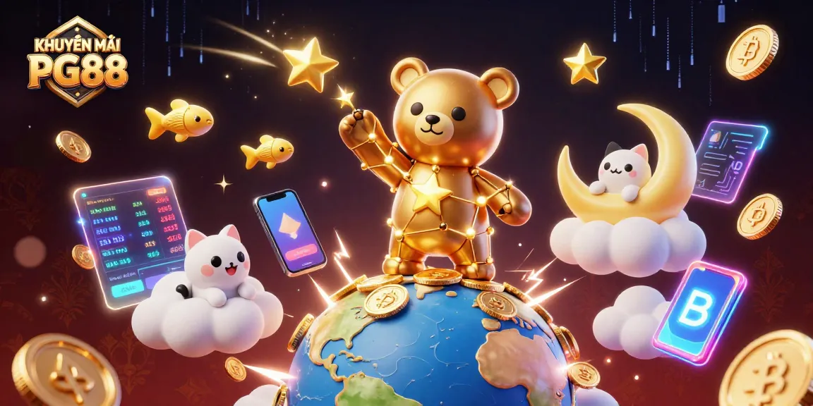 KHUYN MI PG88 unleashing opportunities with vibrant casino-themed illustrations and rich visuals