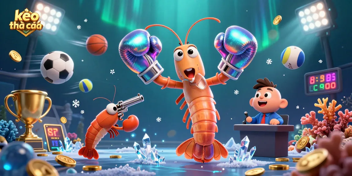 Experience kèo nhà cái soccer betting with animated characters, sports balls, and dynamic elements.