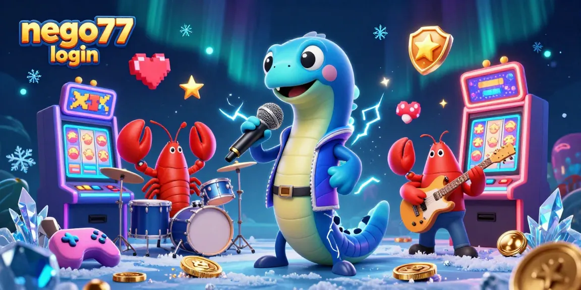 Experience seamless gaming with NEGO77 login on an underwater casino stage.