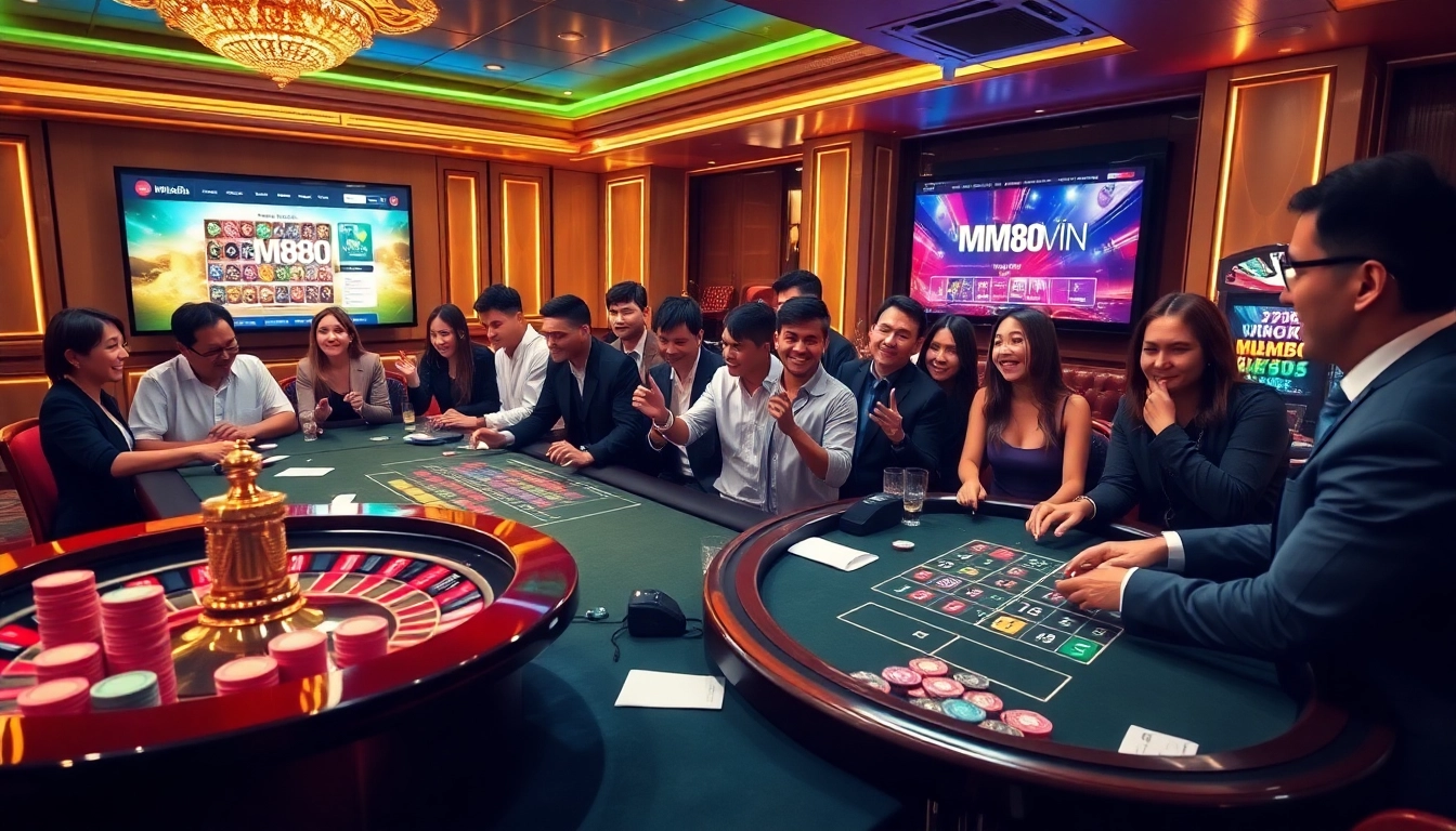 Experience high-stakes excitement at https://mm88.vin/ with vibrant casino scenes and professional betting actions.