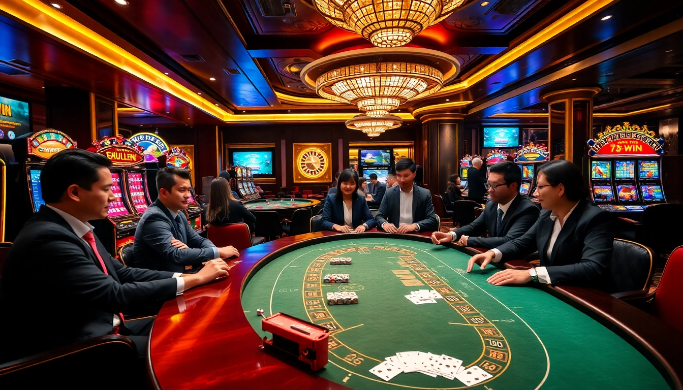 Experience excitement at 78WIN with players enjoying high-stakes casino games.