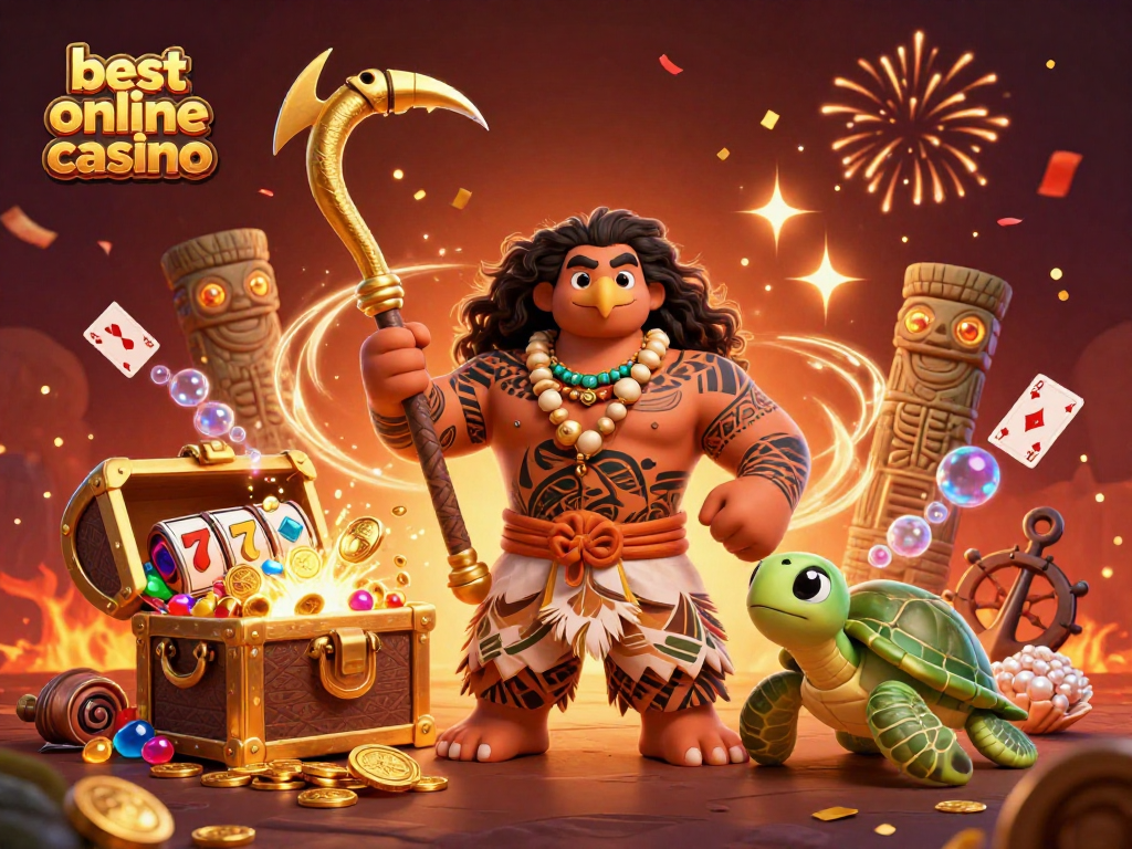 Experience the thrill of the best online casino with vibrant characters and dynamic game elements.