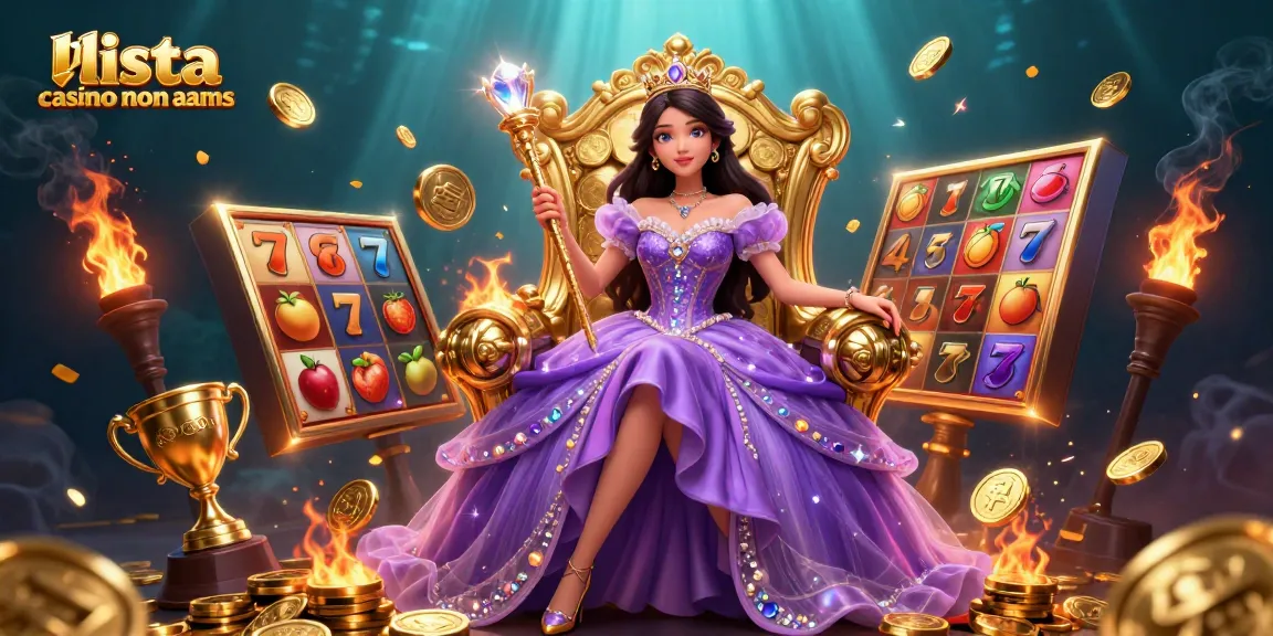 Interagisci con la entusiasmante lista casino non aams caratterizzata da rulli eleganti, trofei e monete d'oro.