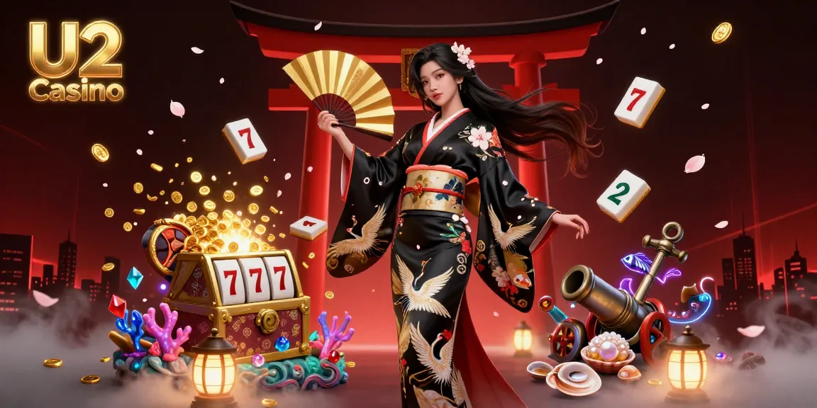 Engage with U2 Casino's exciting gaming experience featuring slots, treasures, and dynamic visuals.