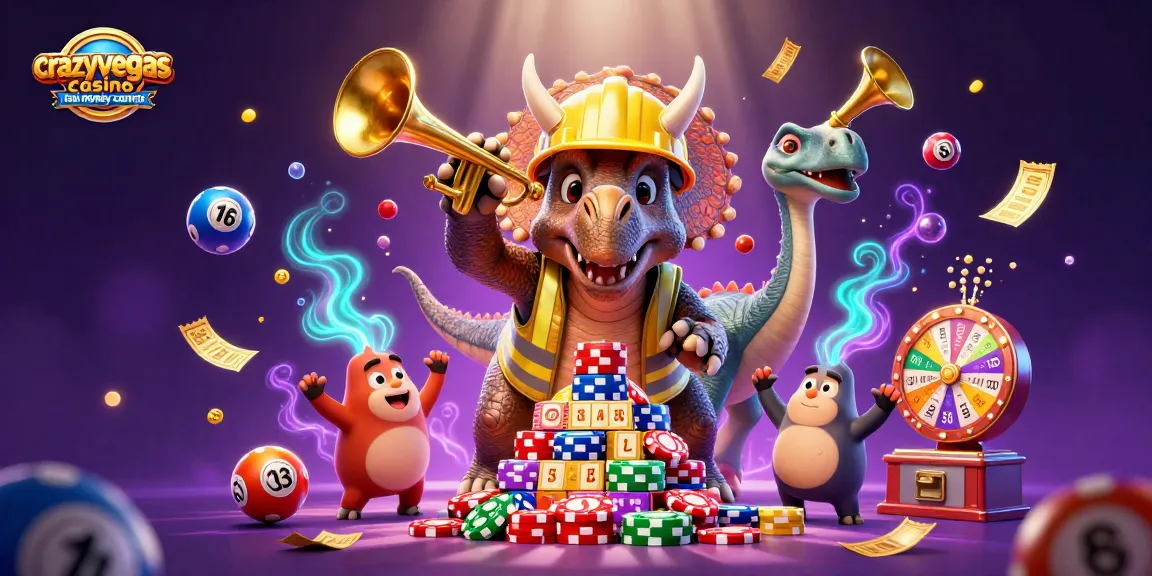Experience the excitement of crazyvegas casino real money casinos with a vibrant celebration of gaming elements.