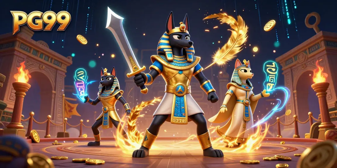 Engage in thrilling games at PG99, where dynamic characters and vibrant elements create a unique gambling experience.