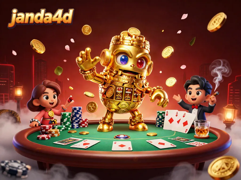 Gengkang di janda4d sambil menikmati permainan poker dengan suasana hiasan yang mengesankan.