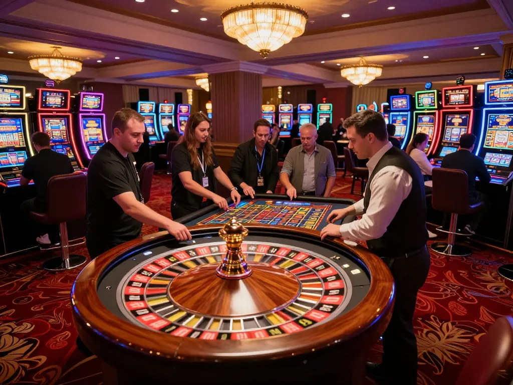 Watch players engaged in intense roulette action at the soc88 casino.