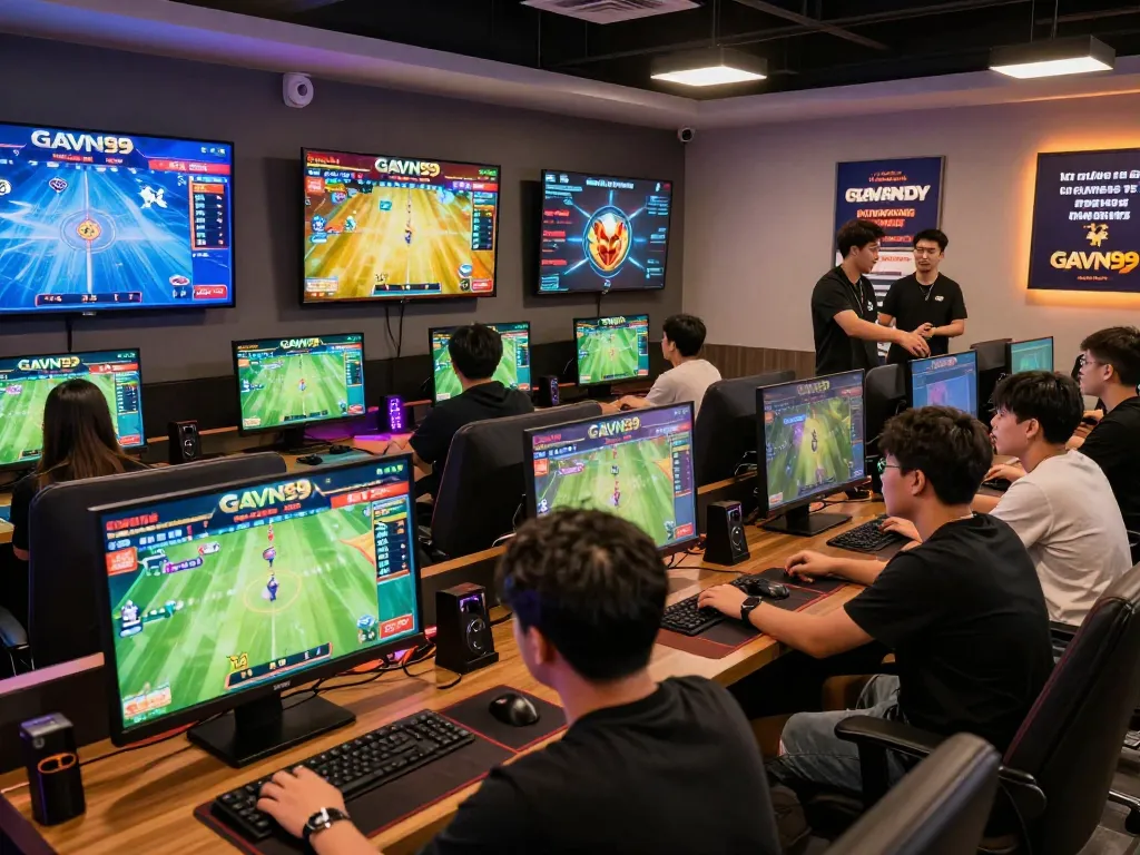 Engaging online betting scene at https://gavn99.org/, showcasing players immersed in various games like sports betting and live casino.