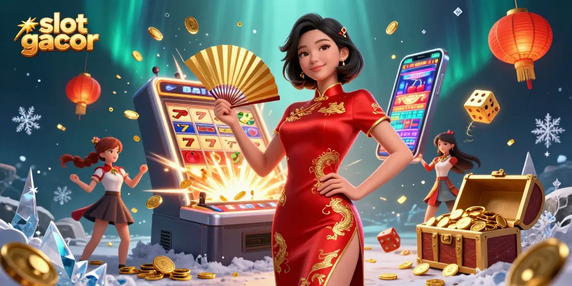 Play exciting slot gacor games with vibrant characters and dynamic casino elements.