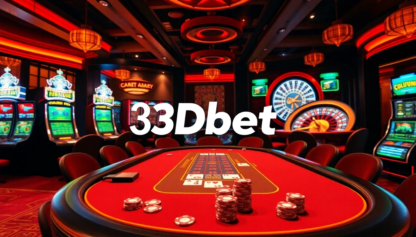 Engage in thrilling action at 3Dbet with high-stakes poker and vibrant slot machines.