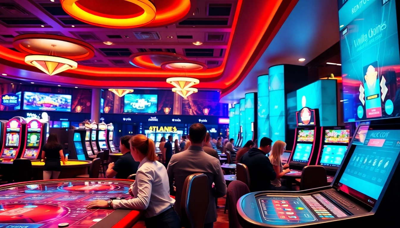 Experience the excitement of the Nova88 deposit DuitNow with players enjoying casino games.