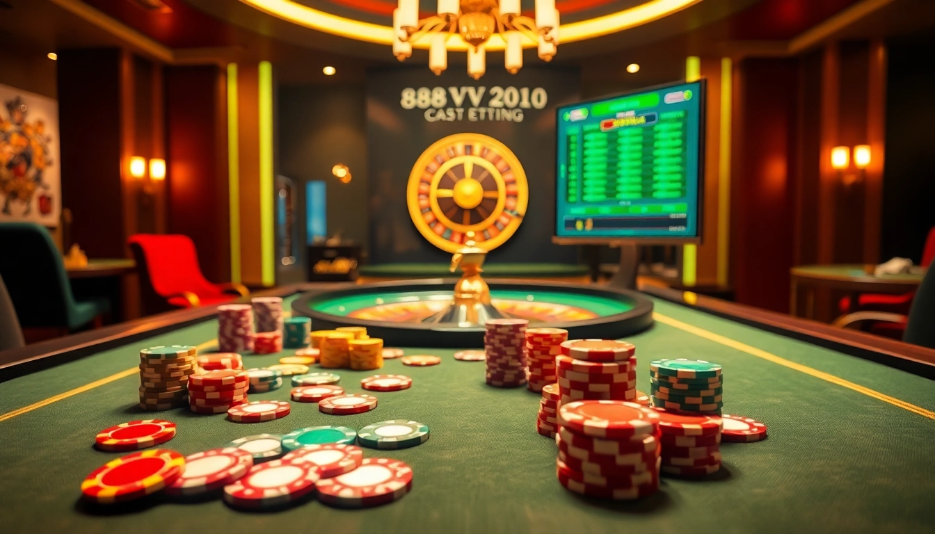 Experience thrilling betting with 88vv.marketing at the vibrant casino atmosphere.