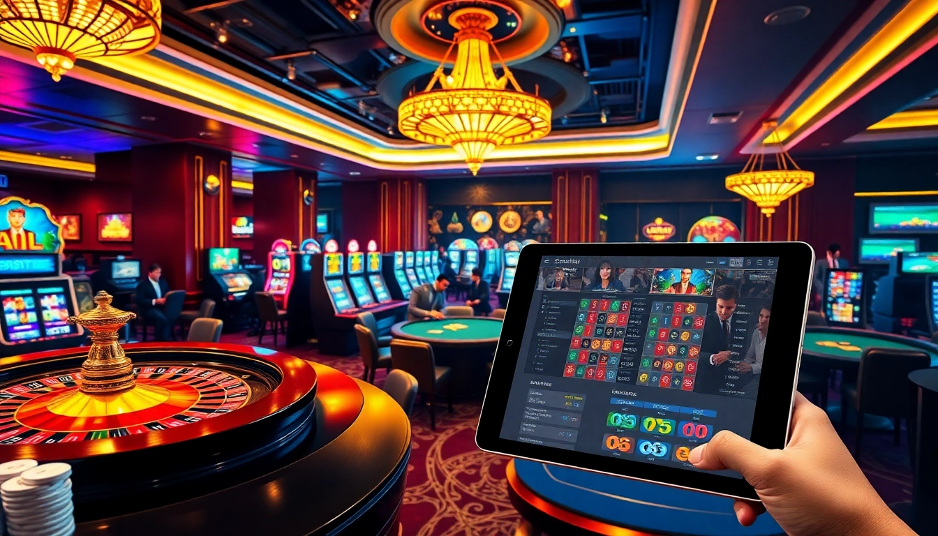 Experience the thrill of gambling with https://i9bett.cn.com/ at an elegant casino featuring vibrant games and players.