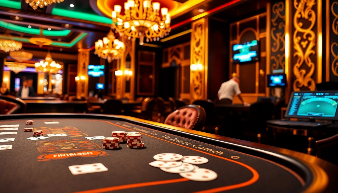 Experience the thrill of the game queen at a luxurious casino table with vibrant poker chips and cards.