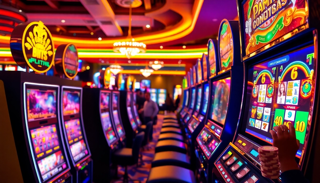 Experience the thrill of slot gacor games in a luxurious casino environment.