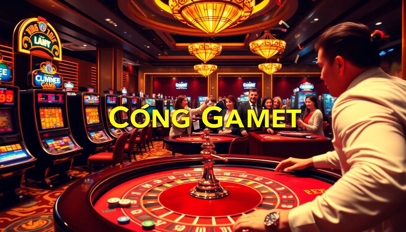 Experience the thrill of winning at Cổng Game DEBET with vibrant casino visuals and exciting gameplay.