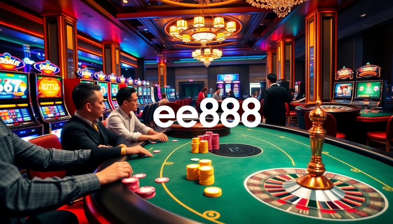 Experience the excitement of gambling at EE88 link with vibrant poker games and modern interfaces.