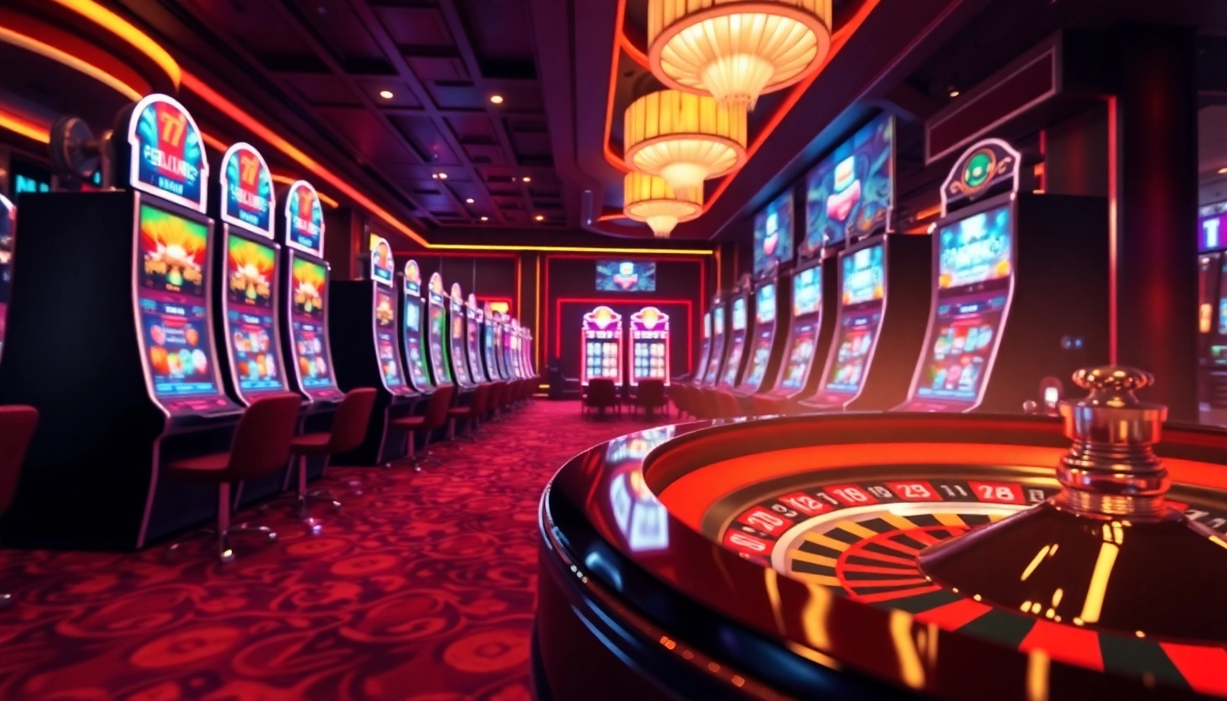 Experience the thrill of pen4d alternatif with exciting slot machines and vibrant casino atmosphere.